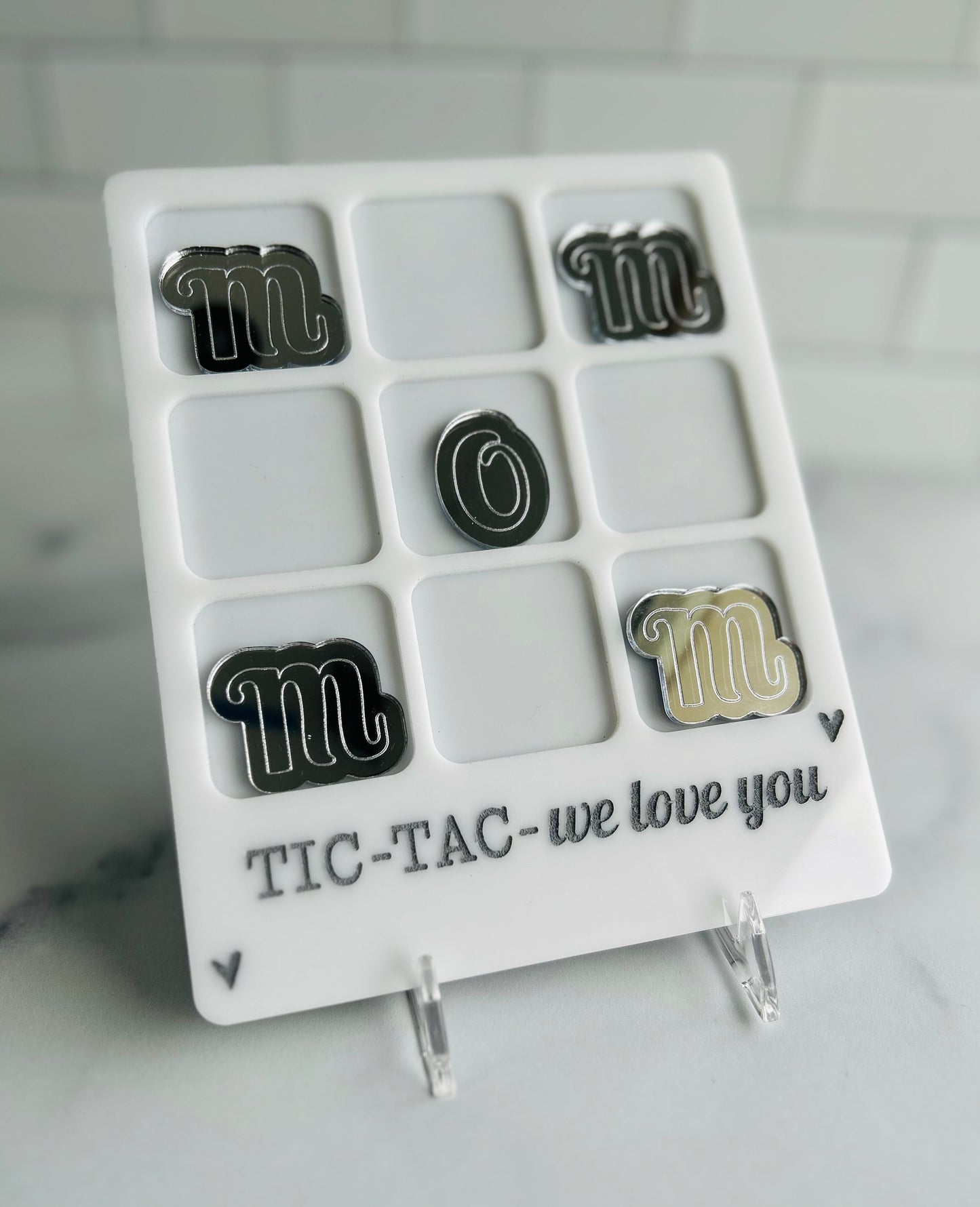 Acrylic Tic Tac Toe Board